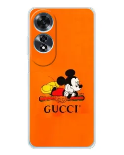 Чохол для OPPO A60 з картинкою «Міккі Маус Gucci — помаранч» Чохол для OPPO A60 з картинкою «Міккі Маус Gucci — помаранч»