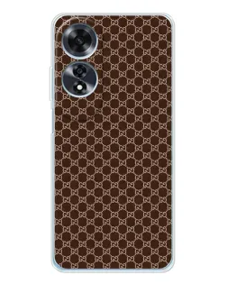 Чохол для OPPO A60 з картинкою «Gucci — шоколадна сітка» Чохол для OPPO A60 з картинкою «Gucci — шоколадна сітка»