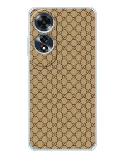 Чохол для OPPO A60 з картинкою «Gucci — класичний беж» Чохол для OPPO A60 з картинкою «Gucci — класичний беж»