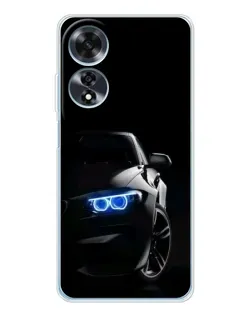 Чехол для OPPO A60 с картинкой «BMW — ночной взгляд»