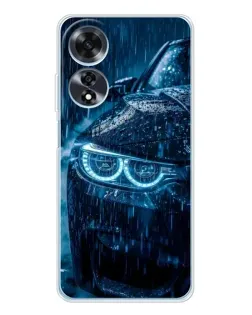 Чехол для OPPO A60 с картинкой «BMW под дождем»