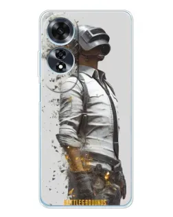 Чохол для OPPO A60 з картинкою «PUBG — боєць у пилу» Чохол для OPPO A60 з картинкою «PUBG — боєць у пилу»