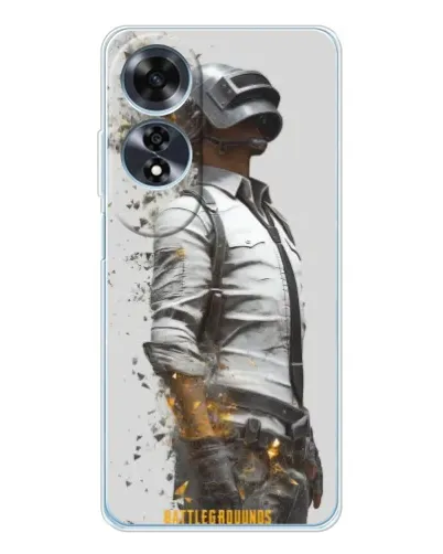 Чохол для OPPO A60 з картинкою «PUBG — боєць у пилу» Чохол для OPPO A60 з картинкою «PUBG — боєць у пилу»