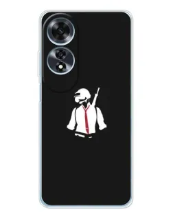 Чохол для OPPO A60 з картинкою «PUBG — силует воїна» Чохол для OPPO A60 з картинкою «PUBG — силует воїна»