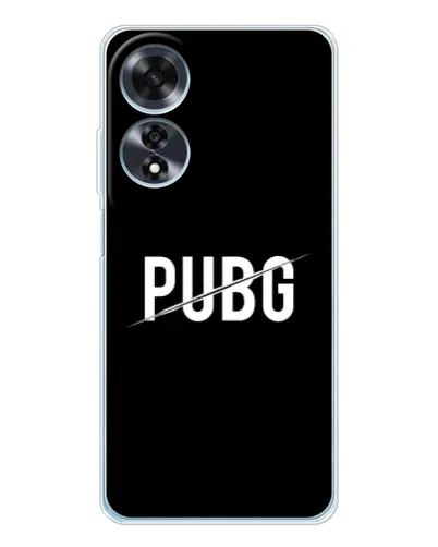 Чохол для OPPO A60 з картинкою «PUBG — білий логотип» Чохол для OPPO A60 з картинкою «PUBG — білий логотип»