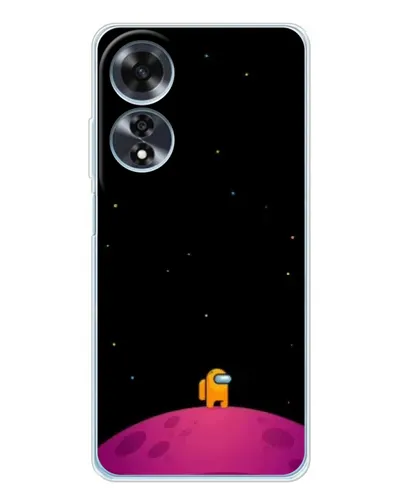 Чохол для OPPO A60 з картинкою «Самотній герой на планеті»