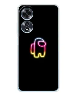 Чохол для OPPO A60 з картинкою «Among Us градієнт»