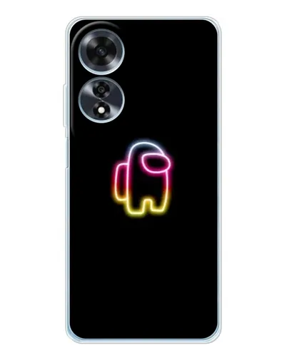 Чохол для OPPO A60 з картинкою «Among Us градієнт»