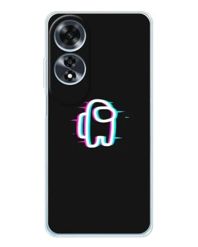 Чохол для OPPO A60 з картинкою «Among Us неон»