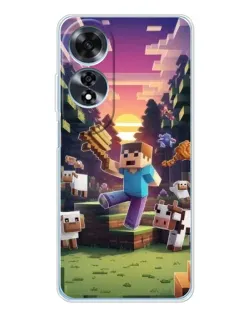 Чохол для OPPO A60 з картинкою «Стів на фермі» Чохол для OPPO A60 з картинкою «Стів на фермі»