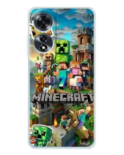 Чохол для OPPO A60 з картинкою «Замок Minecraft»