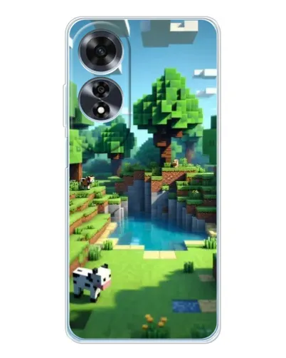 Чохол для OPPO A60 з картинкою «Minecraft літній день»