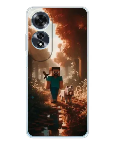 Чохол для OPPO A60 з картинкою «Стів у лісі»
