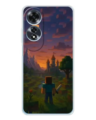 Чохол для OPPO A60 з картинкою «Стів біля вежі»
