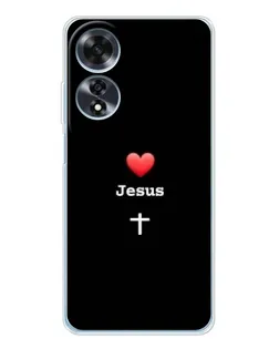 Чохол для OPPO A60 з картинкою «Серце - Jesus» Чохол для OPPO A60 з картинкою «Серце - Jesus»