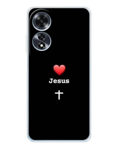 Чохол для OPPO A60 з картинкою «Серце - Jesus» Чохол для OPPO A60 з картинкою «Серце - Jesus»