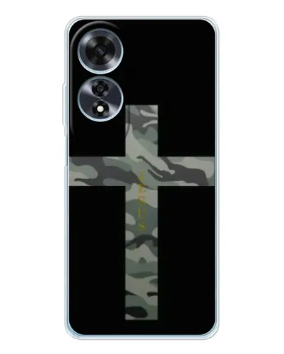 Чохол для OPPO A60 з картинкою «Мілітарі Хрест» Чохол для OPPO A60 з картинкою «Мілітарі Хрест»