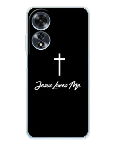 Чохол для OPPO A60 з картинкою «Ісус любить тебе» Чохол для OPPO A60 з картинкою «Ісус любить тебе»