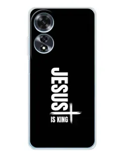 Чохол для OPPO A60 з картинкою «Вертикаль віри Jesus»