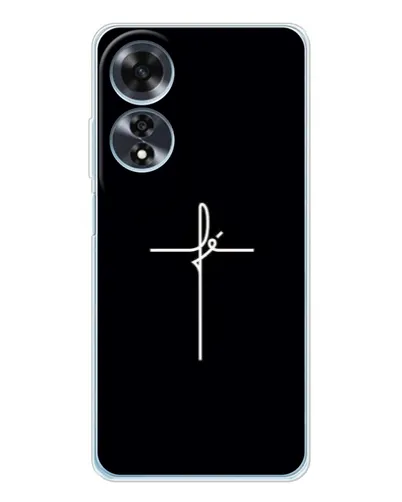 Чехол для OPPO A60 с картинкой «Тонкий крест» Чехол для OPPO A60 с картинкой «Тонкий крест»