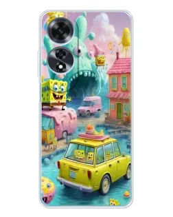 Чехол для OPPO A60 с картинкой «Монстр-трак приключения»