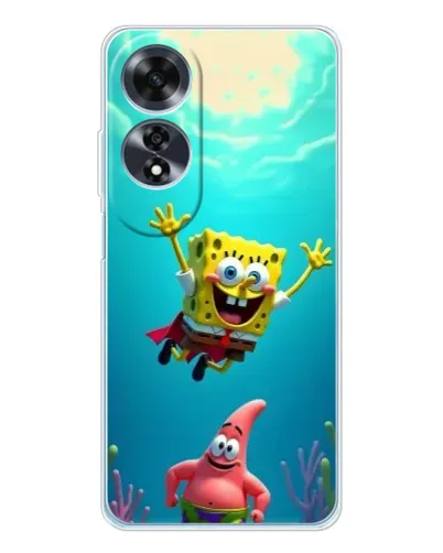 Чехол для OPPO A60 с картинкой «Спанч Боб под водой» Чехол для OPPO A60 с картинкой «Спанч Боб под водой»