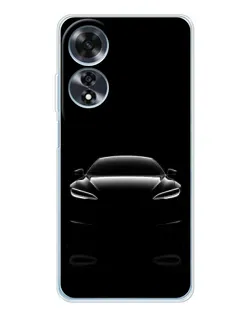 Чохол для OPPO A60 з картинкою «Силует Tesla Night» Чохол для OPPO A60 з картинкою «Силует Tesla Night»