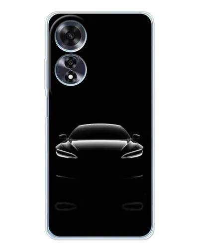 Чохол для OPPO A60 з картинкою «Силует Tesla Night» Чохол для OPPO A60 з картинкою «Силует Tesla Night»