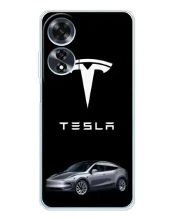 Чохол для OPPO A60 з картинкою «Tesla Model Y» Чохол для OPPO A60 з картинкою «Tesla Model Y»