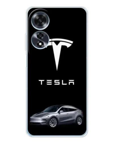 Чохол для OPPO A60 з картинкою «Tesla Model Y» Чохол для OPPO A60 з картинкою «Tesla Model Y»