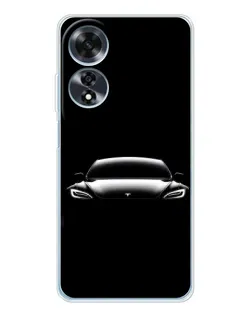 Чохол для OPPO A60 з картинкою «Фари Tesla Night» Чохол для OPPO A60 з картинкою «Фари Tesla Night»