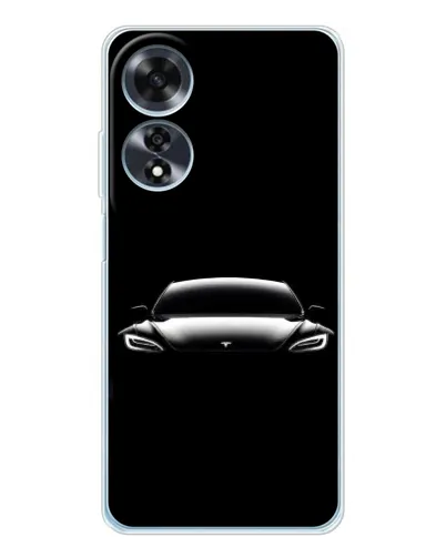 Чохол для OPPO A60 з картинкою «Фари Tesla Night» Чохол для OPPO A60 з картинкою «Фари Tesla Night»