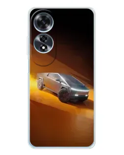 Чохол для OPPO A60 з картинкою «Cybertruck у пустелі» Чохол для OPPO A60 з картинкою «Cybertruck у пустелі»