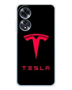 Чохол для OPPO A60 з картинкою «Tesla Red Logo» Чохол для OPPO A60 з картинкою «Tesla Red Logo»