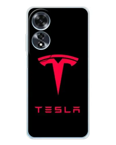 Чохол для OPPO A60 з картинкою «Tesla Red Logo» Чохол для OPPO A60 з картинкою «Tesla Red Logo»