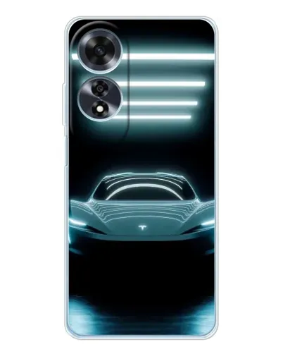 Чохол для OPPO A60 з картинкою «Tesla в неоні» Чохол для OPPO A60 з картинкою «Tesla в неоні»