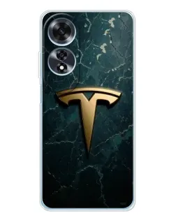 Чохол для OPPO A60 з картинкою «Мармурова Tesla Gold» Чохол для OPPO A60 з картинкою «Мармурова Tesla Gold»