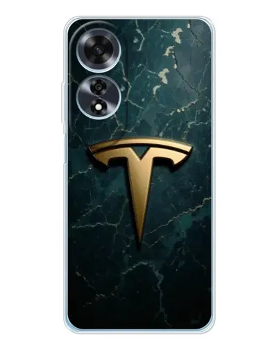 Чохол для OPPO A60 з картинкою «Мармурова Tesla Gold» Чохол для OPPO A60 з картинкою «Мармурова Tesla Gold»