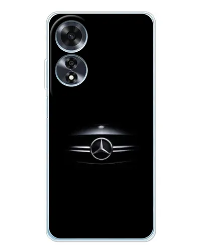 Чехол для OPPO A60 с картинкой «Mercedes — абстрактные линии»