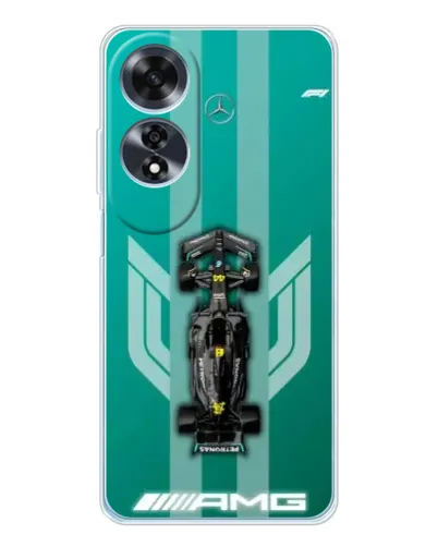 Чехол для OPPO A60 с картинкой «Mercedes AMG Petronas»