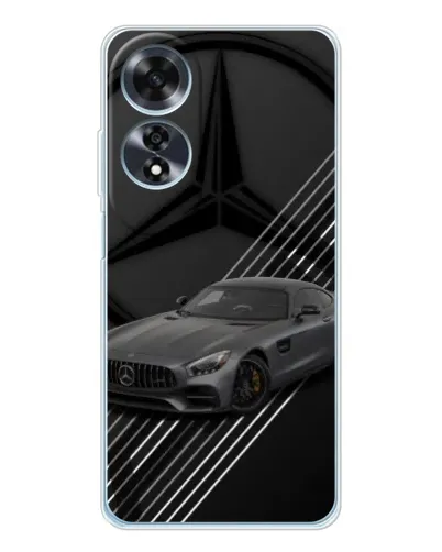 Чехол для OPPO A60 с картинкой «Mercedes AMG — графика»
