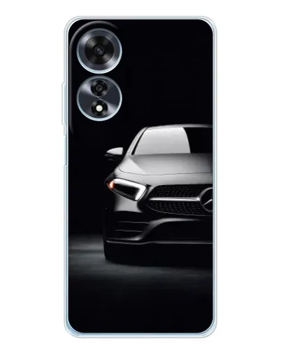 Чехол для OPPO A60 с картинкой «Свет фар Mercedes»