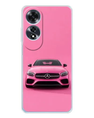 Чехол для OPPO A60 с картинкой «Розовый Mercedes AMG» Чехол для OPPO A60 с картинкой «Розовый Mercedes AMG»