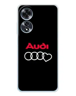 Чохол для OPPO A60 з картинкою «Логотип Audi Heart» Чохол для OPPO A60 з картинкою «Логотип Audi Heart»