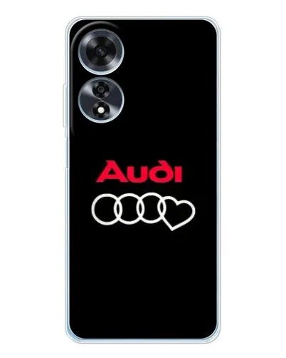 Чохол для OPPO A60 з картинкою «Логотип Audi Heart» Чохол для OPPO A60 з картинкою «Логотип Audi Heart»