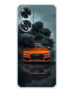 Чохол для OPPO A60 з картинкою «Audi у хмарах диму» Чохол для OPPO A60 з картинкою «Audi у хмарах диму»