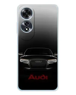 Чохол для OPPO A60 з картинкою «Audi — градієнтний контур» Чохол для OPPO A60 з картинкою «Audi — градієнтний контур»