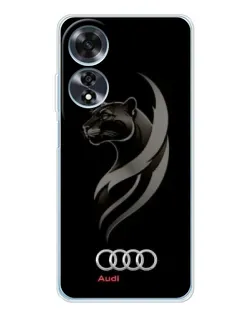 Чохол для OPPO A60 з картинкою «Графіка — пантера та Audi» Чохол для OPPO A60 з картинкою «Графіка — пантера та Audi»