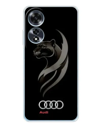 Чохол для OPPO A60 з картинкою «Графіка — пантера та Audi» Чохол для OPPO A60 з картинкою «Графіка — пантера та Audi»