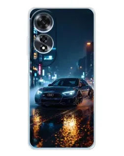 Чохол для OPPO A60 з картинкою «Нічне місто та Audi» Чохол для OPPO A60 з картинкою «Нічне місто та Audi»
